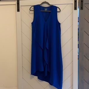 Adrianna Papell Blue Asymmetrical Dress
